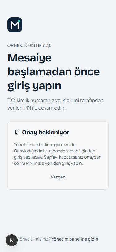 Onay bekleniyor