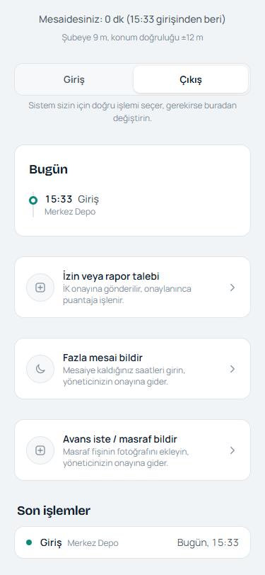 Mobil talep kartları